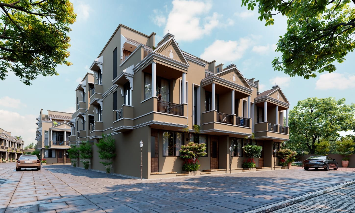 Akshar Kutir villa exterior street view